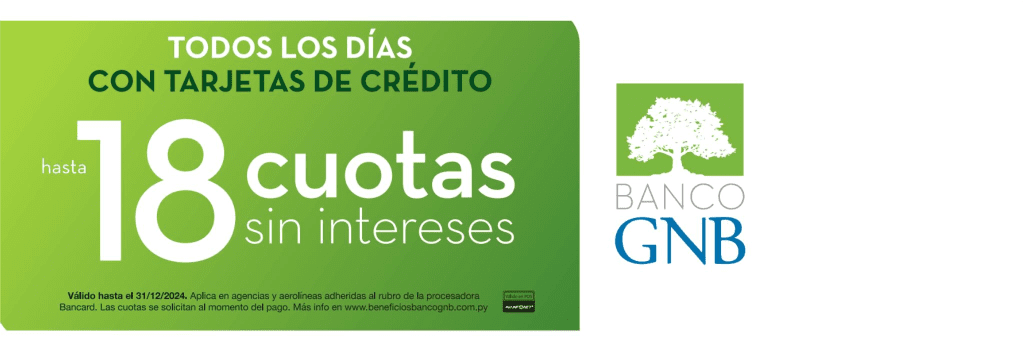 Paquetes internacionales desde Paraguay