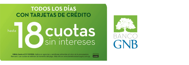 Paquetes internacionales desde Paraguay