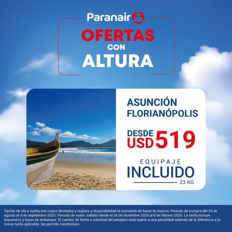 oferta-paranair-vuelo-asuncion-florianopolis