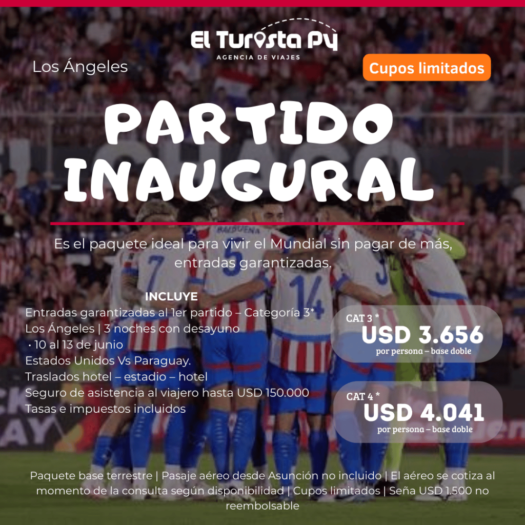 PARTIDO INAUGURAL PARAGUAY VS ESTADOS UNIDOS