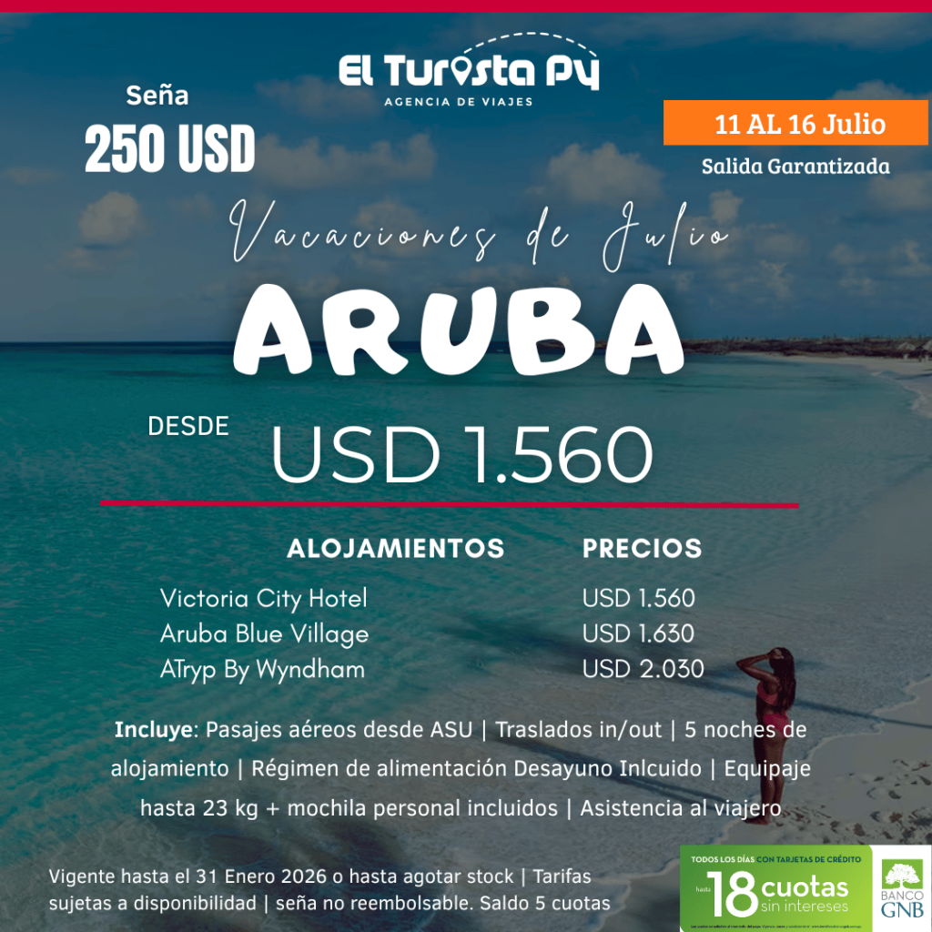 ARUBA DESDE ASUNCION